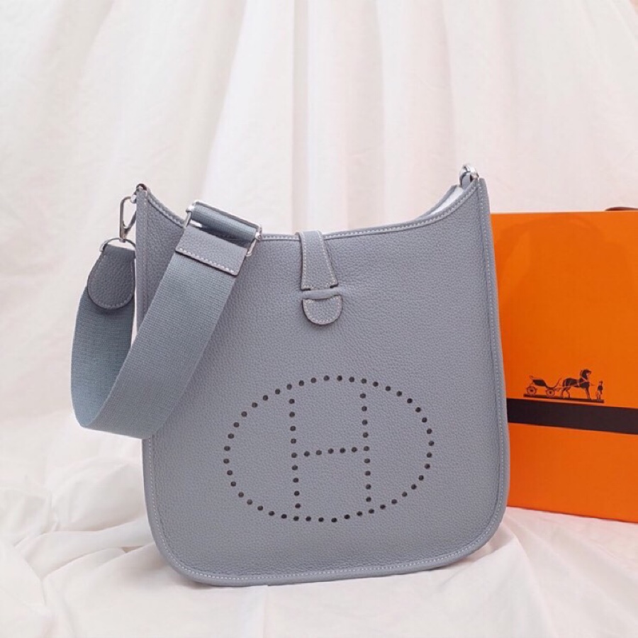 에르메스 에블린29 린넨블루 은장